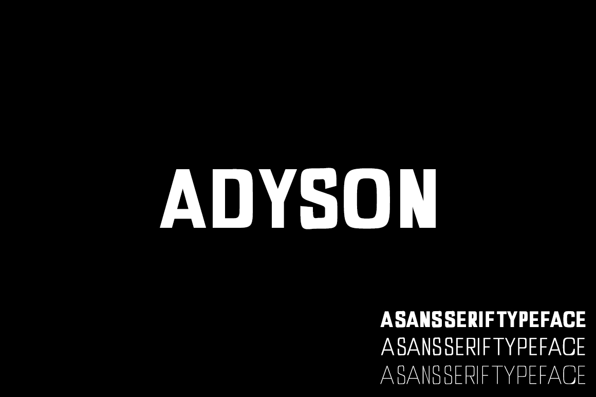 Adyson Font: Bold and Beautiful