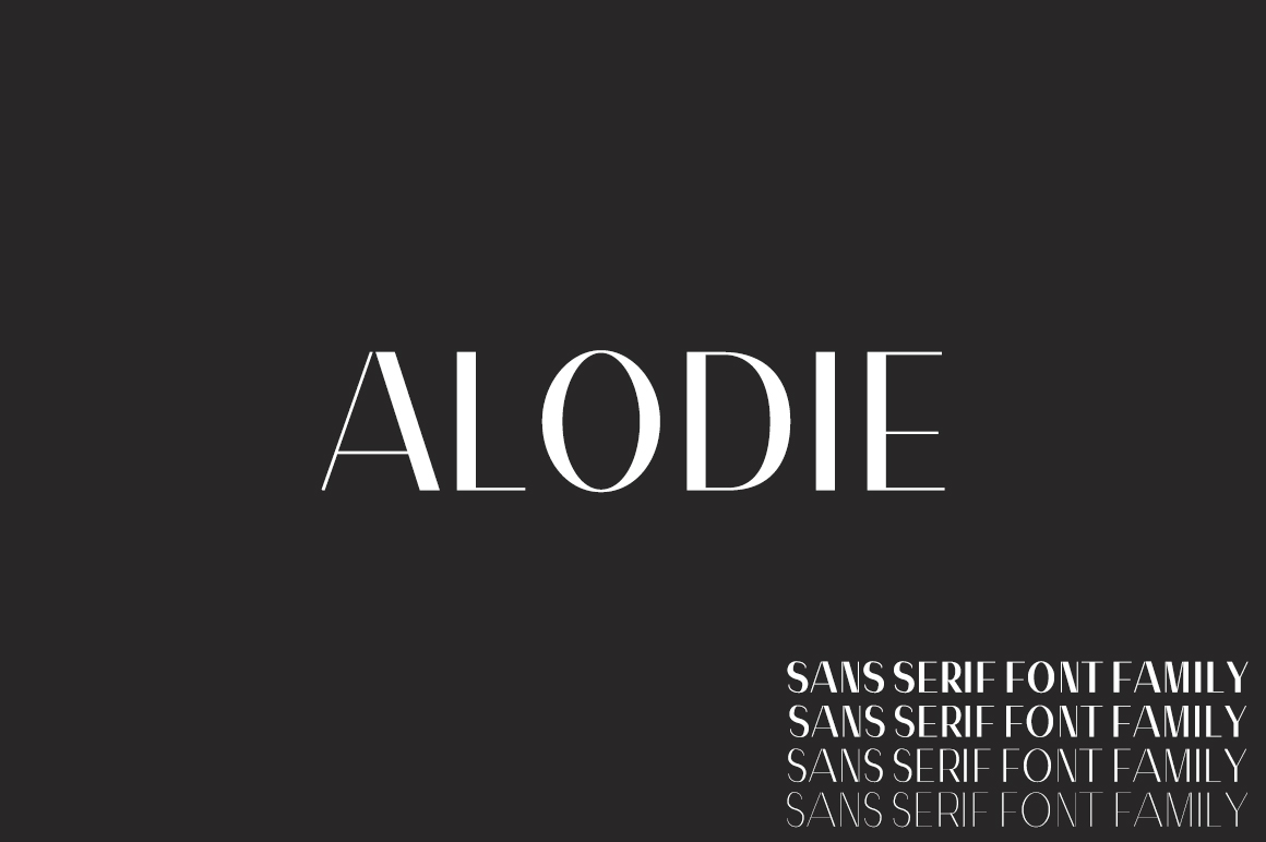Alodie Font for Creative Projects