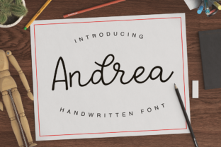 Andrea: The Elegant Monoline Script for Web Design