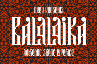 Balalaika: A Distinctive Decorative Font for Branding