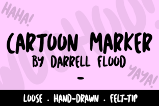 Cartoon Marker Font for Creative Projects