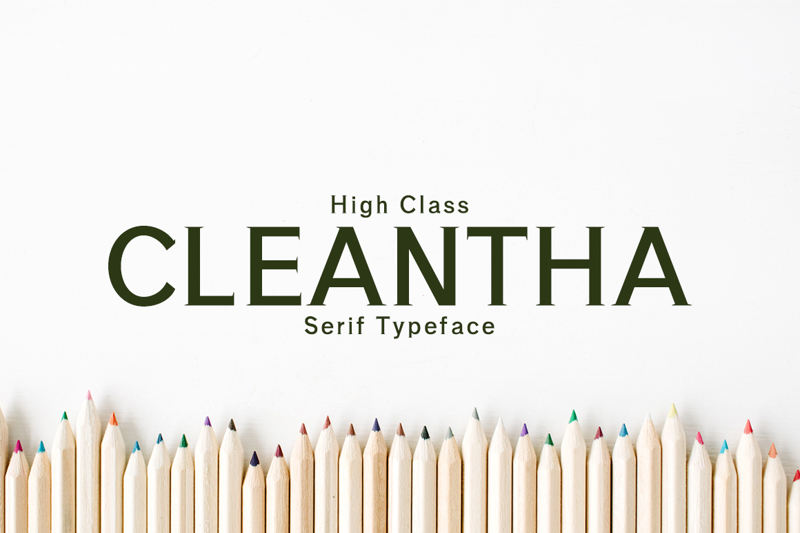 Cleantha Font for Editorial Design