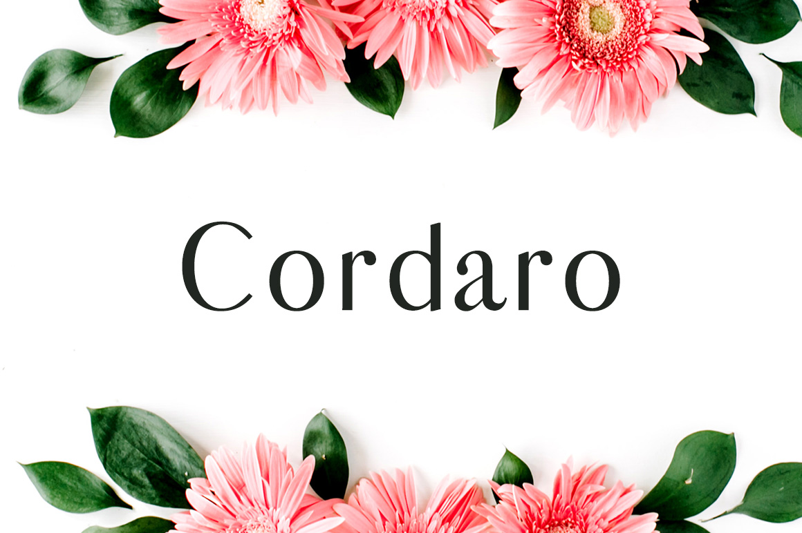 Cordaro Font: Timeless Elegance for Digital Design