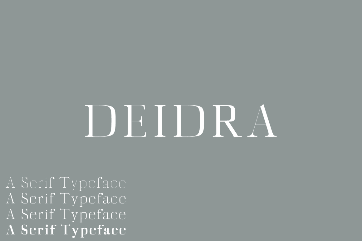 Diedra: A Modern Serif Font for Elegant Design