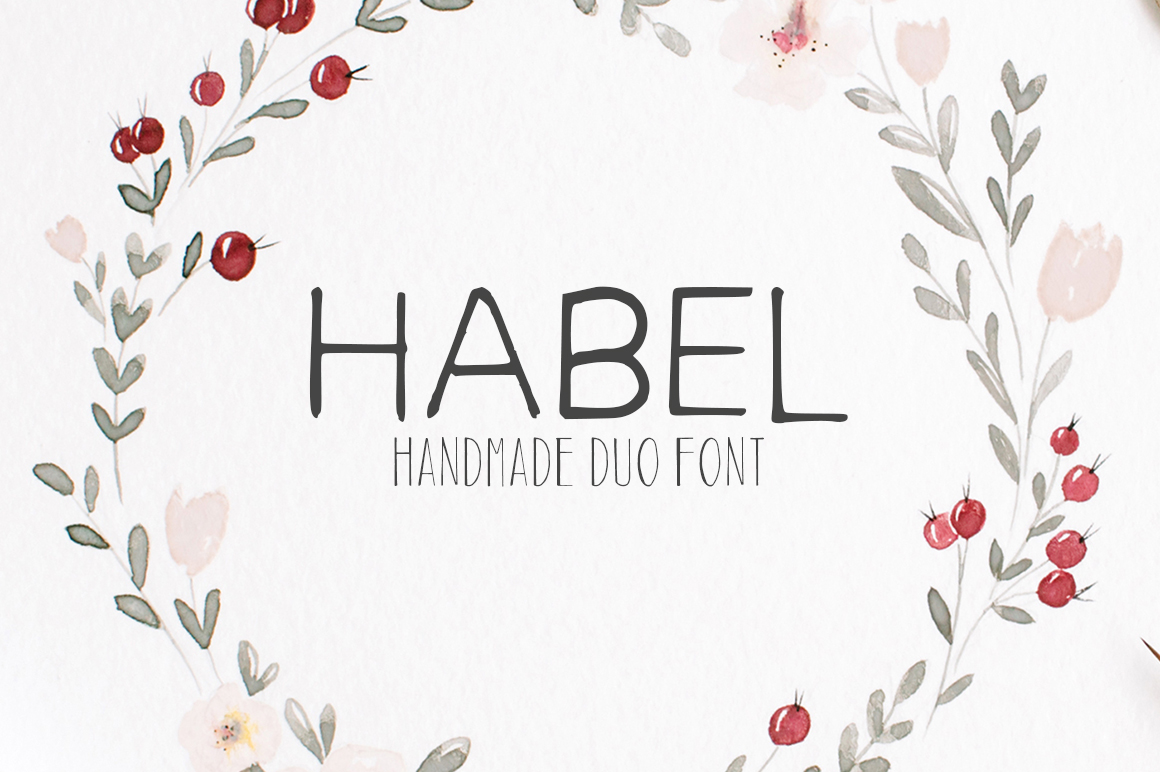 Habel: A Handmade Script Font for Editorial Design
