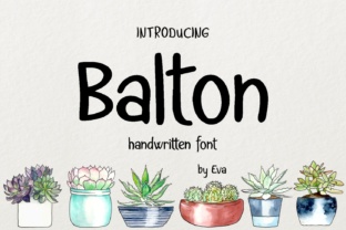 Handwritten Font Balton for Creative Projects