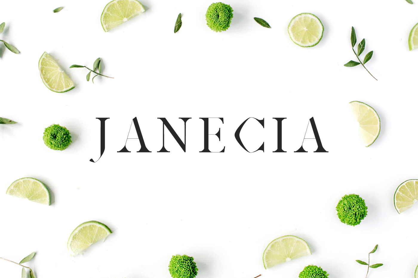 Janecia Font Review