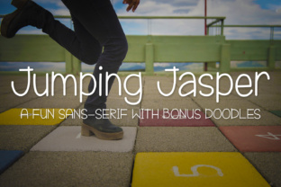 Jumping Jasper Font for Creative Design