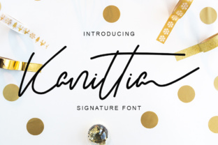 Kanittia: Modern Script Font for Creative Design