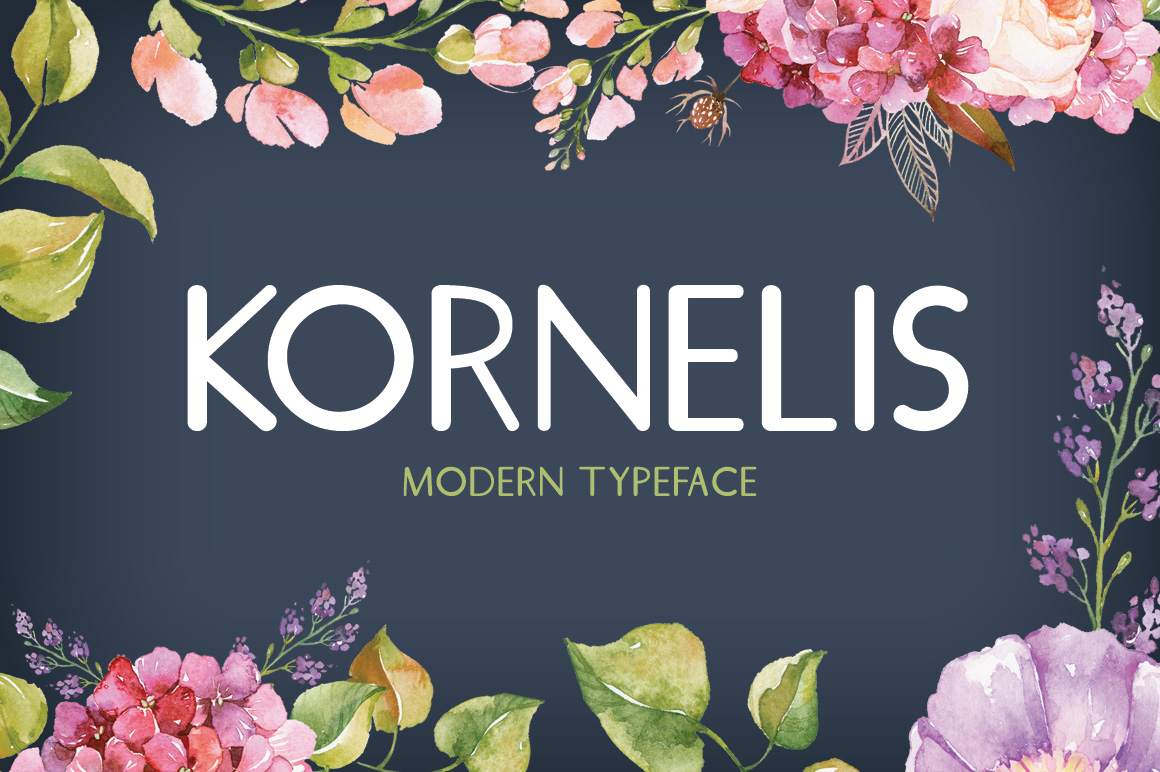 Kornelis: The Rounded Sans Serif Font for Modern Makers