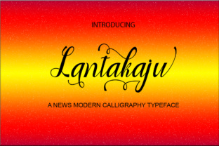 Lantakaju Font: Modern Calligraphy for Designers