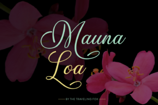 Mauna Loa: The Elegant Script Font for Small Business Branding
