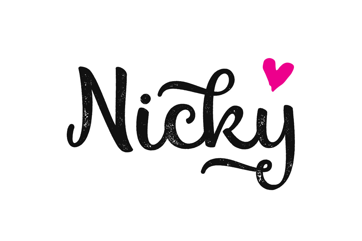 Nicky: A Script Font for Elegant Branding