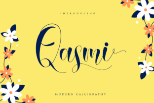 Qasmi Script Font for Creative Design