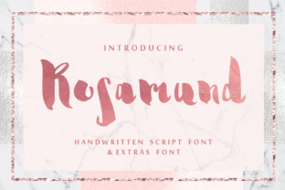 Rosamund Script Extras Font