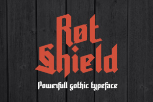 Rot Shield: A Powerful Gothic Typeface for Editorial Design