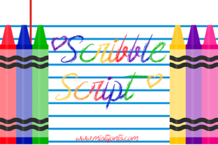 Scribble Script: The Perfect Crayon Font for Crafters