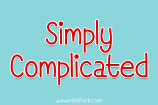 Simply Complicated: The Handwritten Font for Crafters