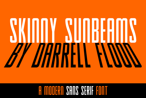 Skinny Sunbeams Font Review