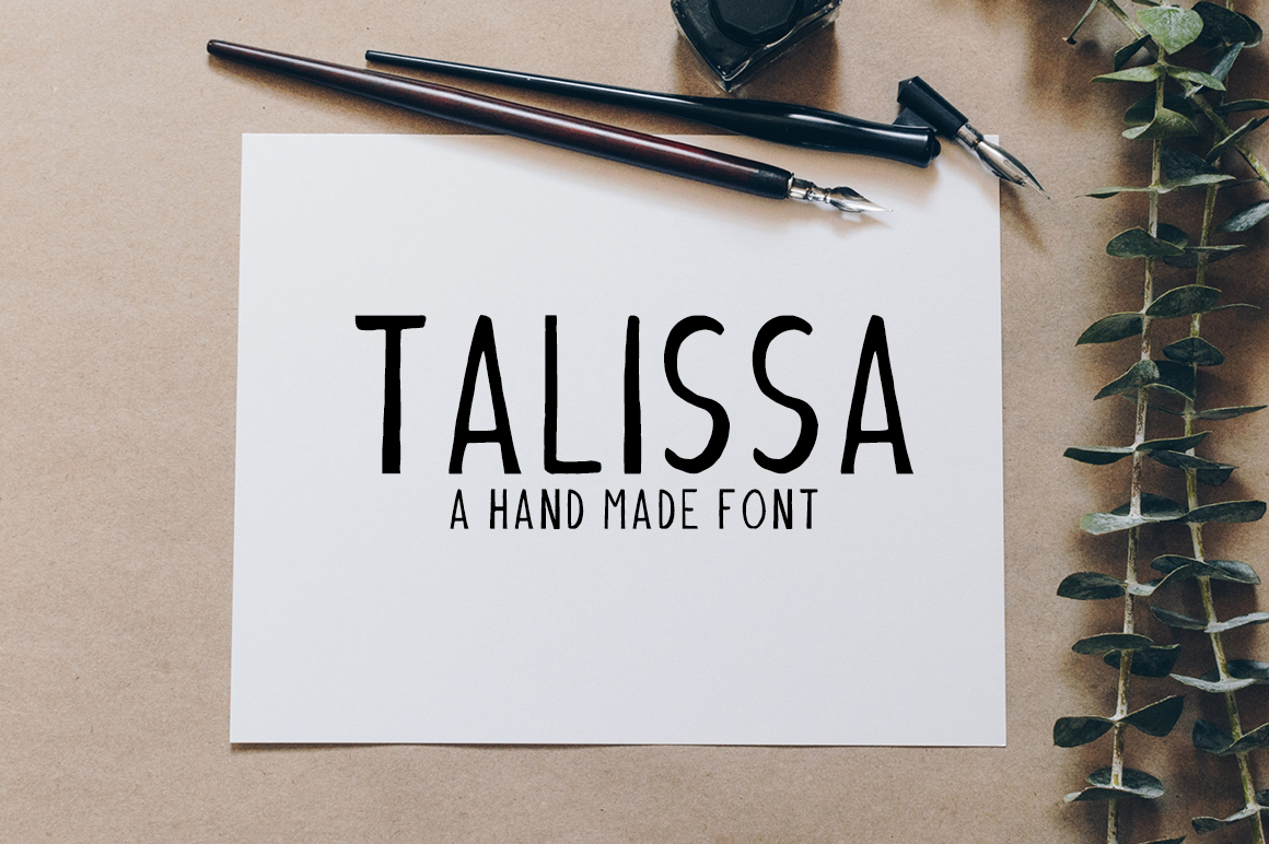 Talissa Font: Handmade Elegance for Editorial Design