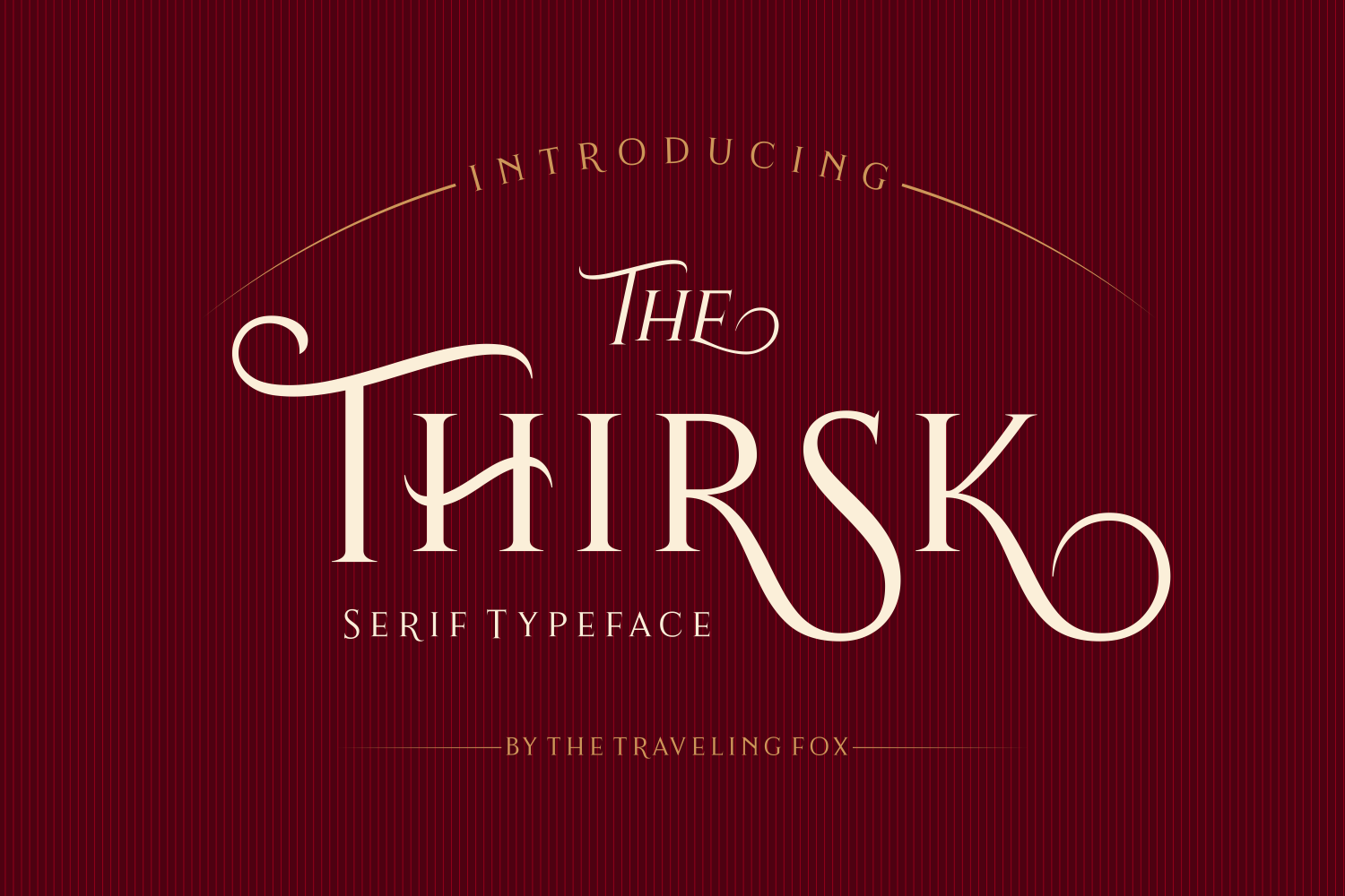 Thirsk: A Vintage Serif Font for Distinctive Branding
