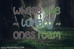 Where the Lonely Ones Roam: A Minimalist Script Font Review
